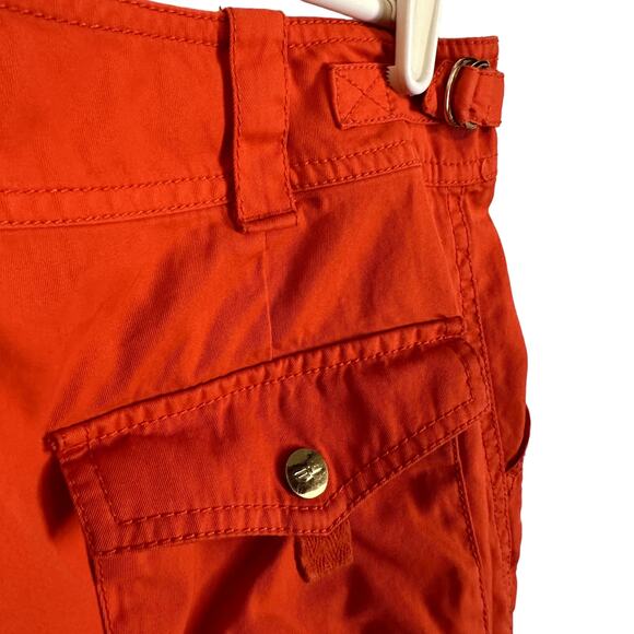 Ralph Lauren Golf Ladies Champions Orange Classic Shorts Capris Size 6 HTF - Picture 6 of 13